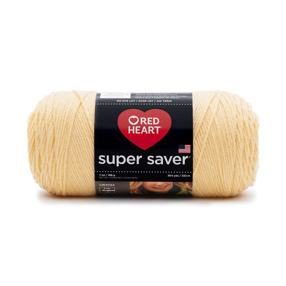 Craft Supplies, Art & School, Coats & Clark, Red Heart, Super Saver, Yarn, 583675, Cornmeal